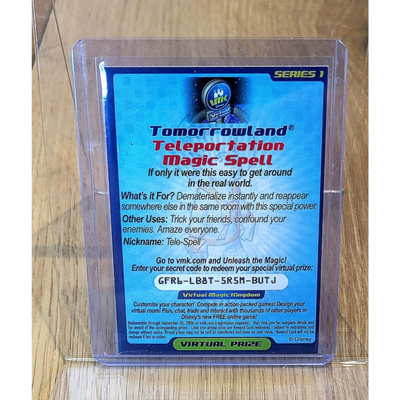 Virtual Magic Kingdom VMK Disney Tomorrowland Teleportation Magic Spell - Picture 2 of 2